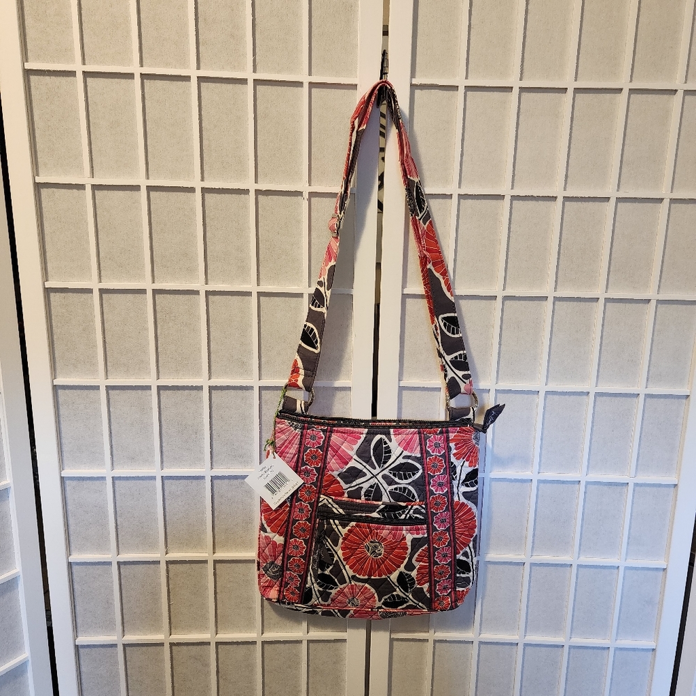 VERA BRADLEY Cherry Blossoms Hipster Crossbody Purse